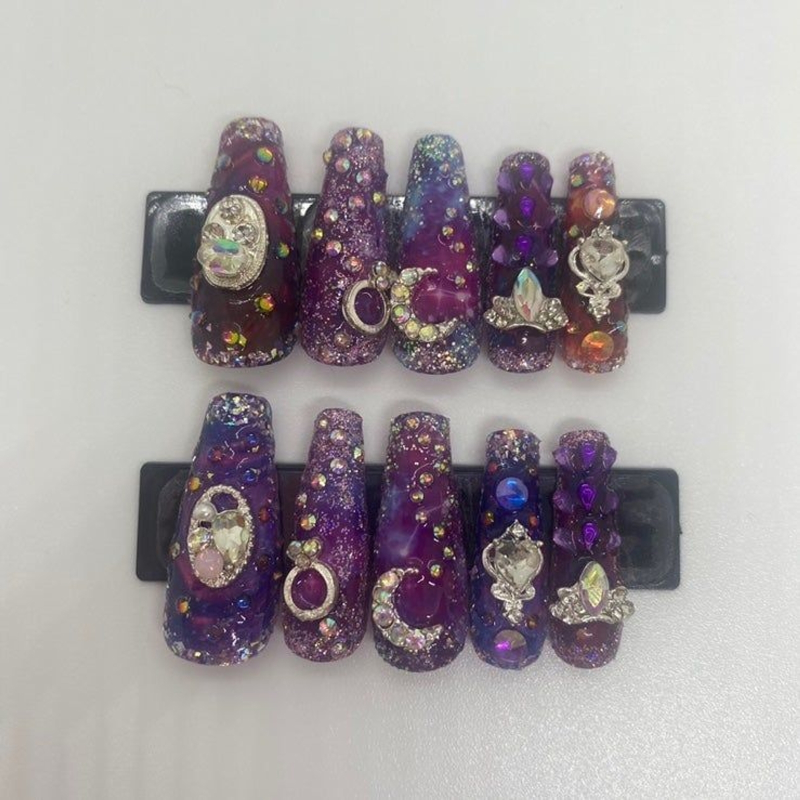 Galaxy Bling Press On Nail Set