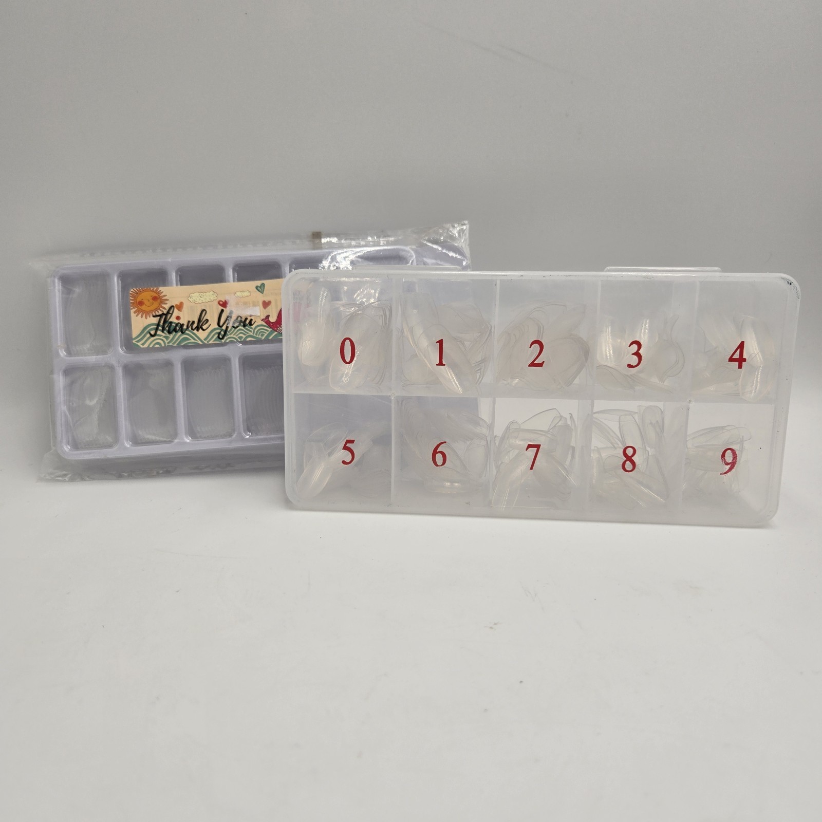 Nail Molds Set Poly Gel Extension Set – 2 Boxes Manicure Sizes 0 To 9