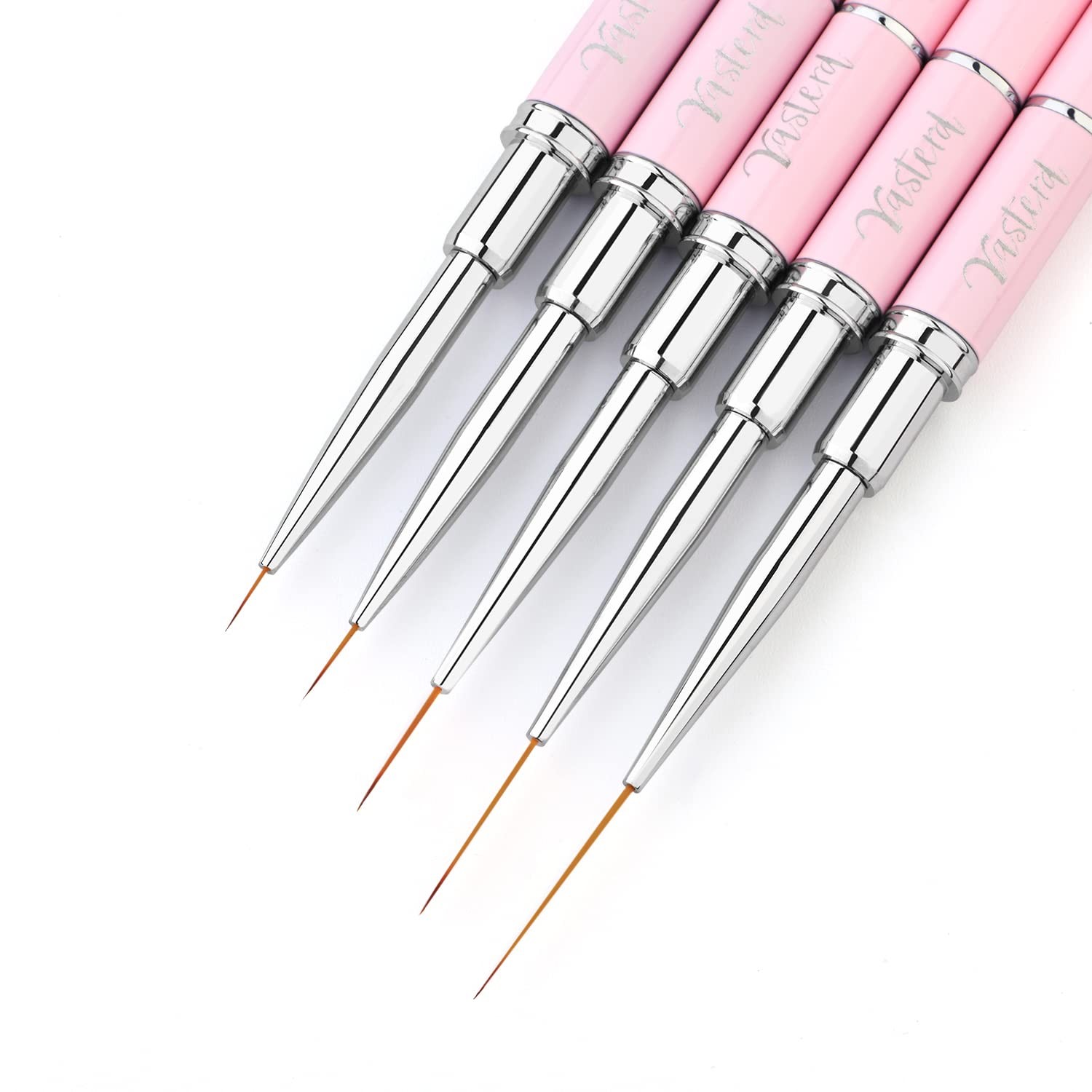 Nail Art Brushes, 5pcs Long Nail Art Line Brushes