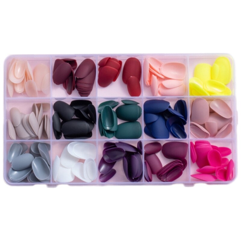 360Pcs Almond/Stilettos Fake Nails Tips Full Cover Falses Press on