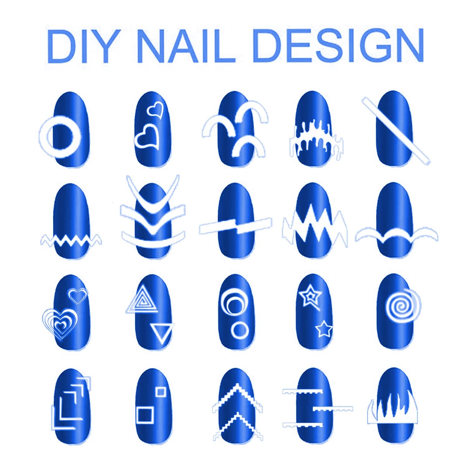 French Tip Nail Guides Stickers Self-Adhesive French Manicure Strips for Edge…