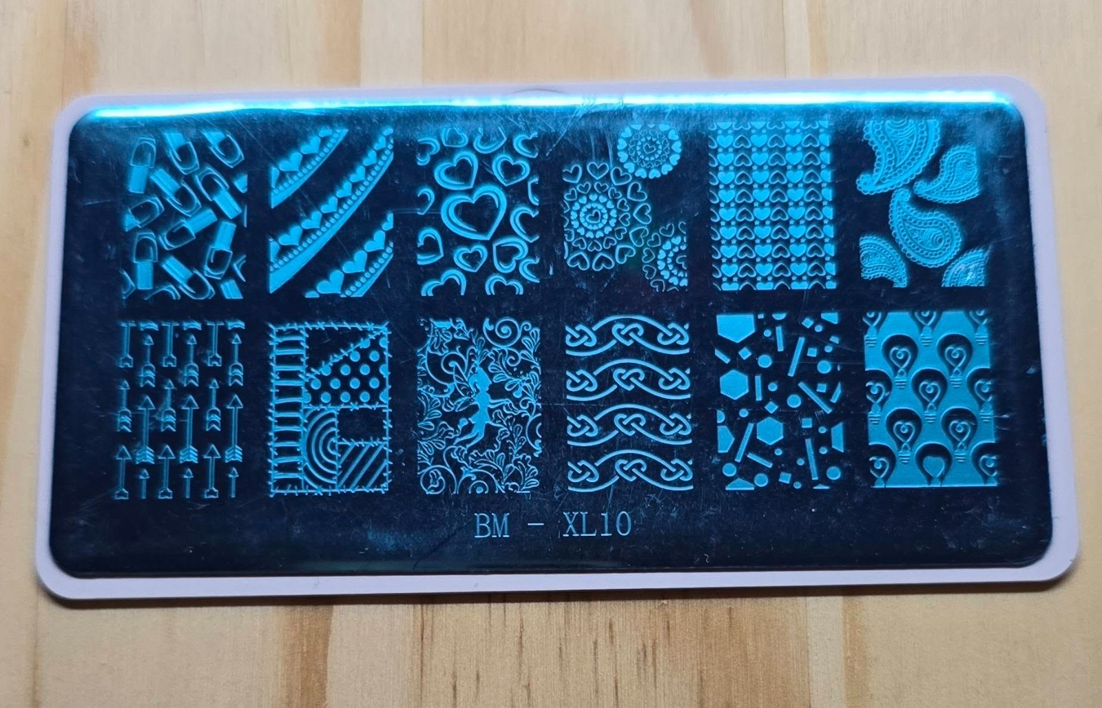 VINTAGE Bundle Monster Maniology B.M.C Nail Stamp Plates BM-XL10 BM-XL25 HTF