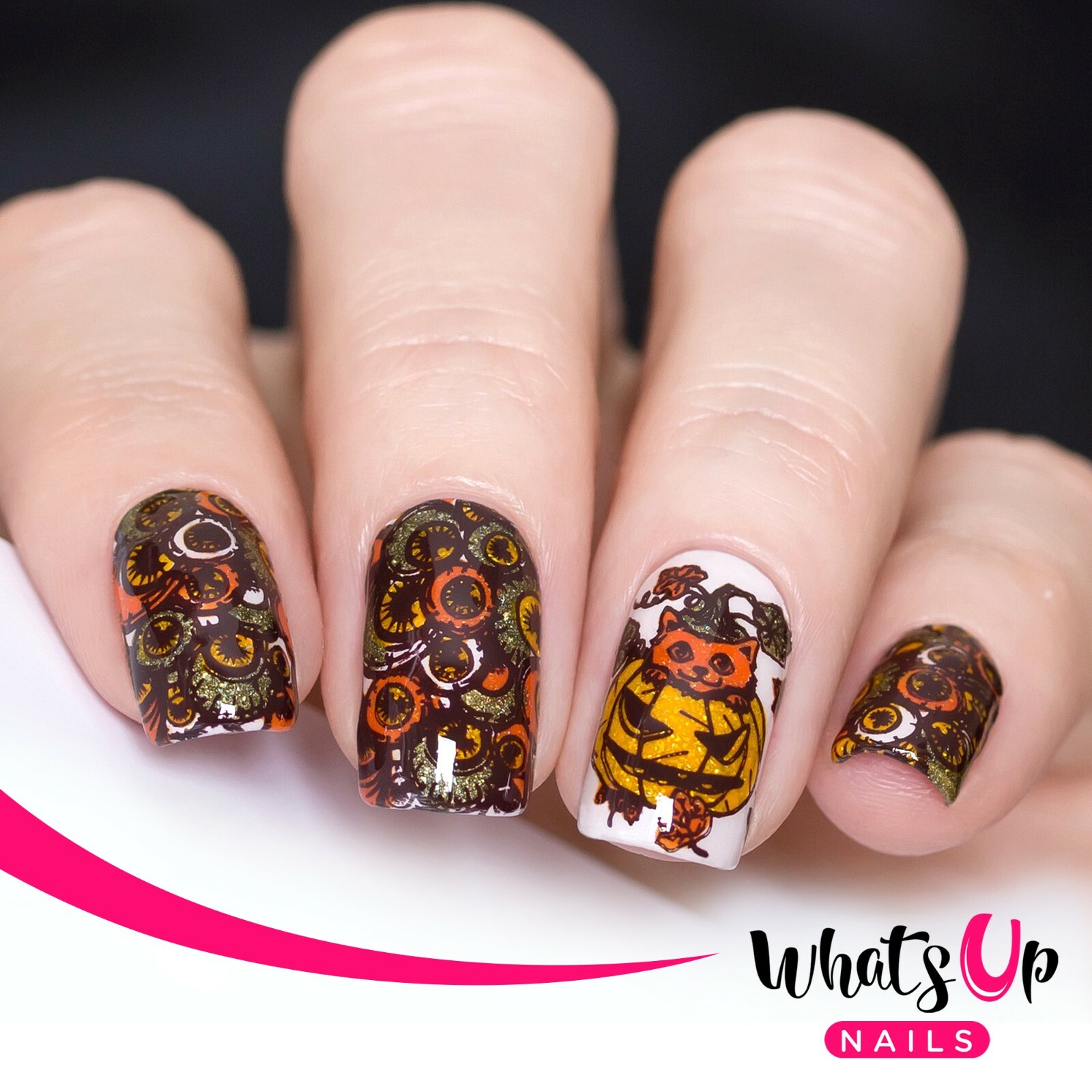 B054 Haul ‘r Win Stamping Plate For Stamped Nail Art Design