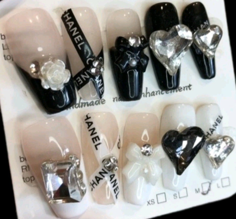 NWT NAIL ART DESIGN SELF-SEAL STICKERS SOLID WHITE N°103!