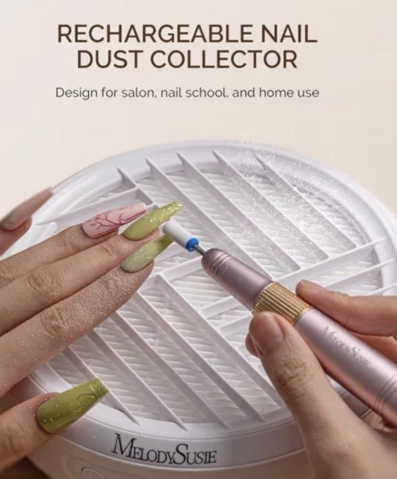 MelodySusie Cordless Nail Dust Collector