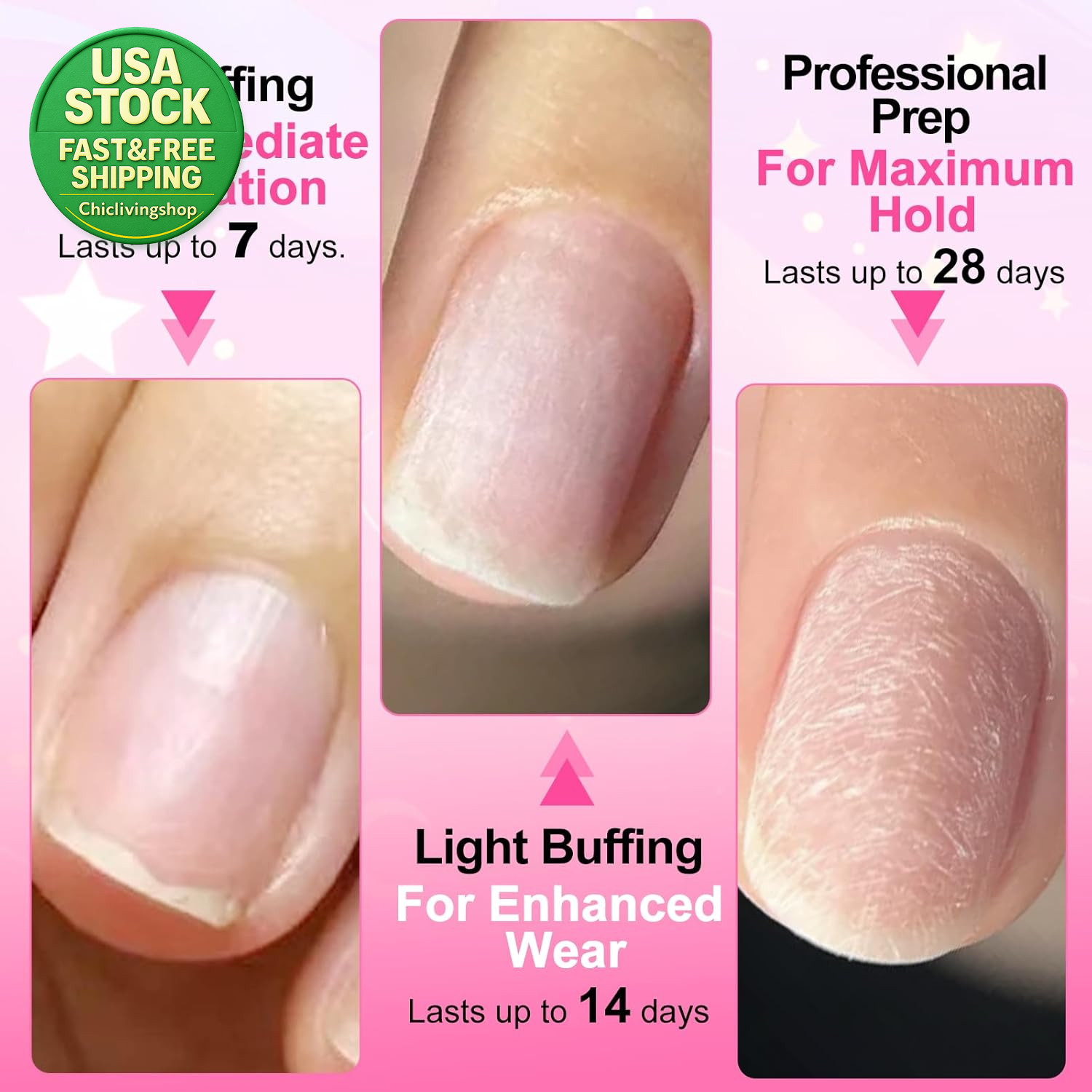 Nail Glue for Press on Acrylic Tips 12 Pack Long Lasting Strong Adhesive