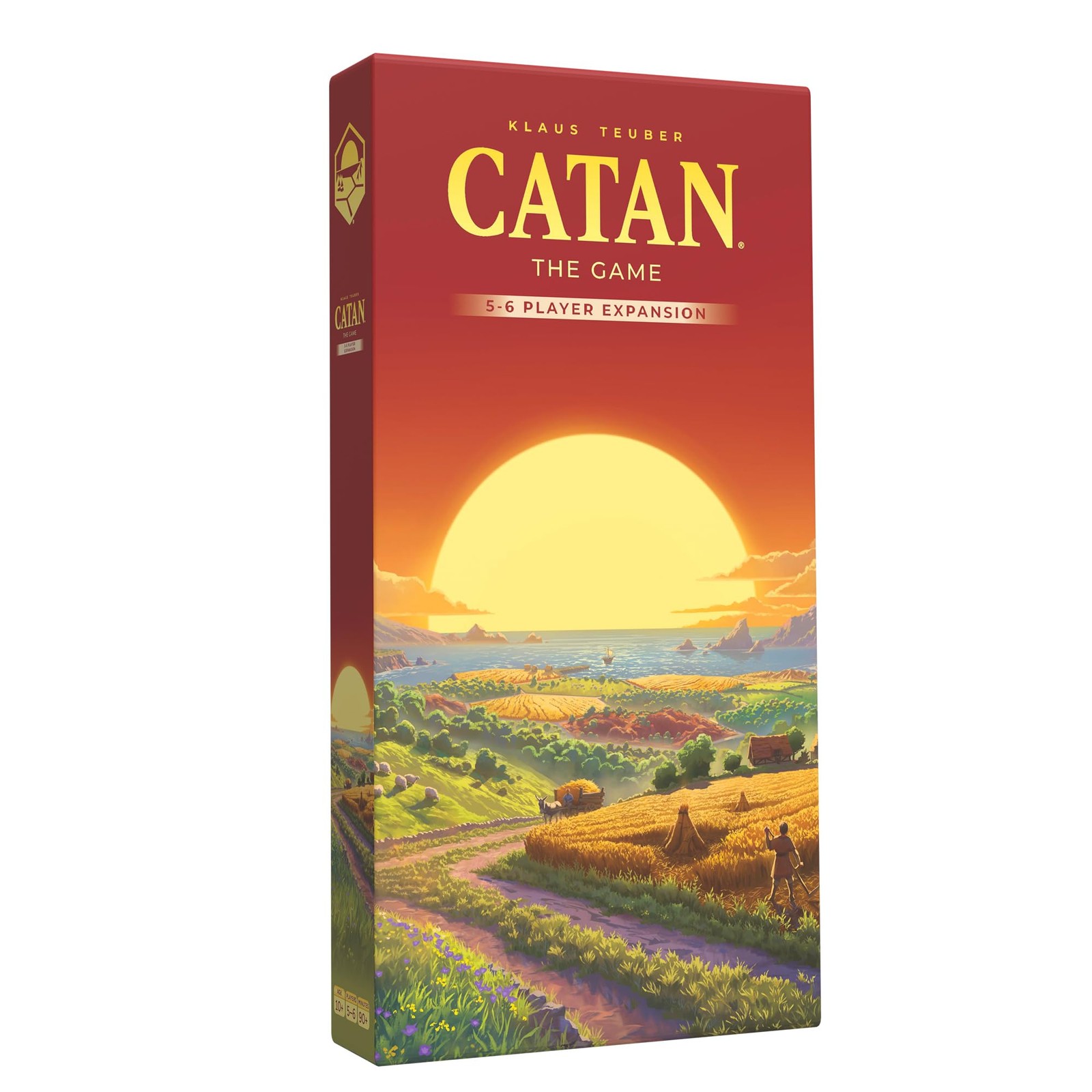 CATAN 5-6 Player Board Game 11.7 inches x 1.8 x 0.1 inches, Multicolor