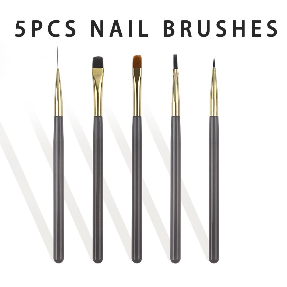 Nail Brush Art Tool Drawing Carving Blusher Polish Manicure