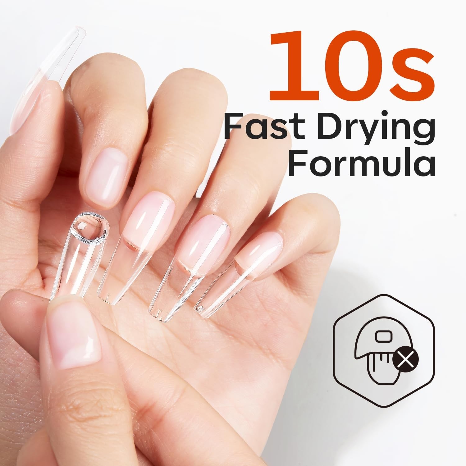modelones 15g Nail Glue for Press Ons with Remover Set Quick Drying No UV Light