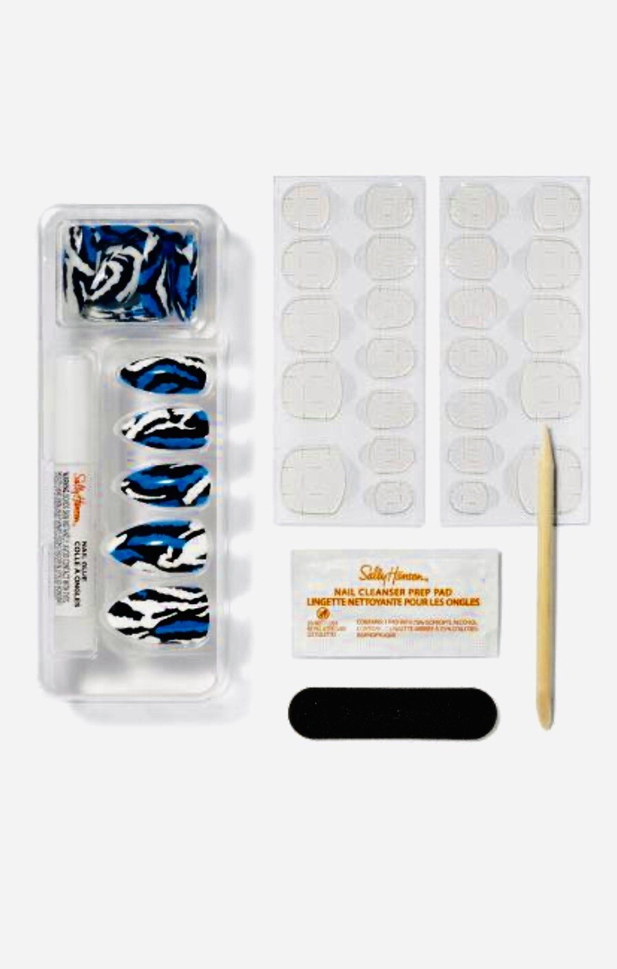 Sally Hanson X Diane Von Furstenberg Adhesive 24 Nails Almond Shape (4 Pack) NWT