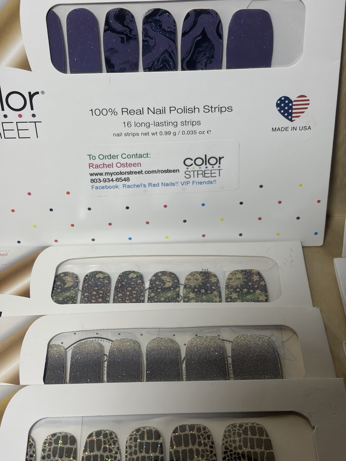 Lot of 19- Color Street Nail Polish Strips Bundle New Sealed Assorted retired