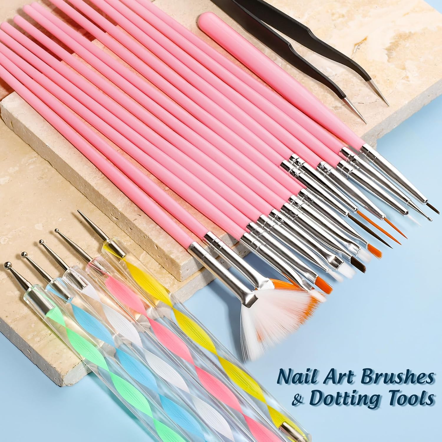 Nail Art Brushes Set, Nail Art Kit, Nail Design Kit, Nail Art Dotting Pens, Nail
