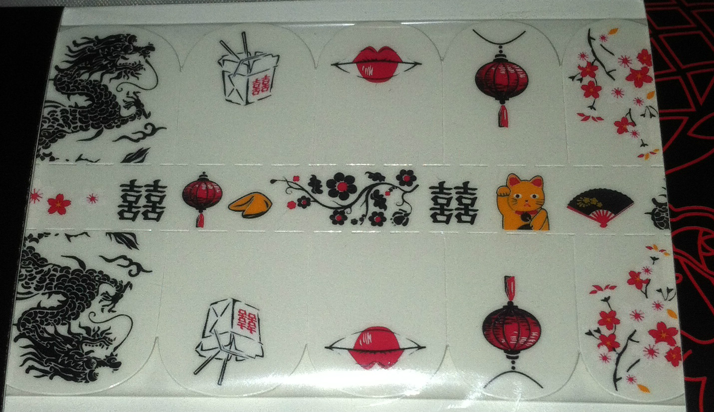 Maybelline Color Show Nail Stickers/Tattoos * 10 ASIA DOWNTOWN * Limited Edition