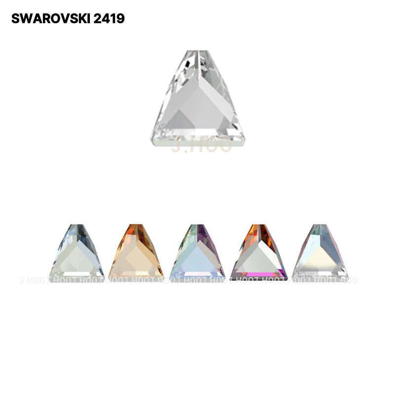 Swarovski 2419 Square Spike Flat Back 6mm (5pcs)