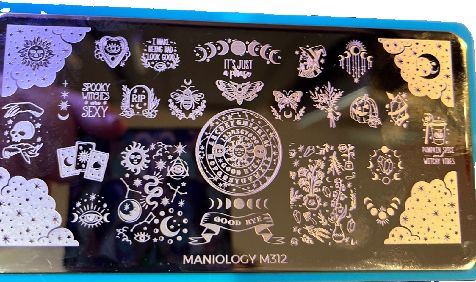 Maniology Nail Stamping Plates: M412, M312, M410