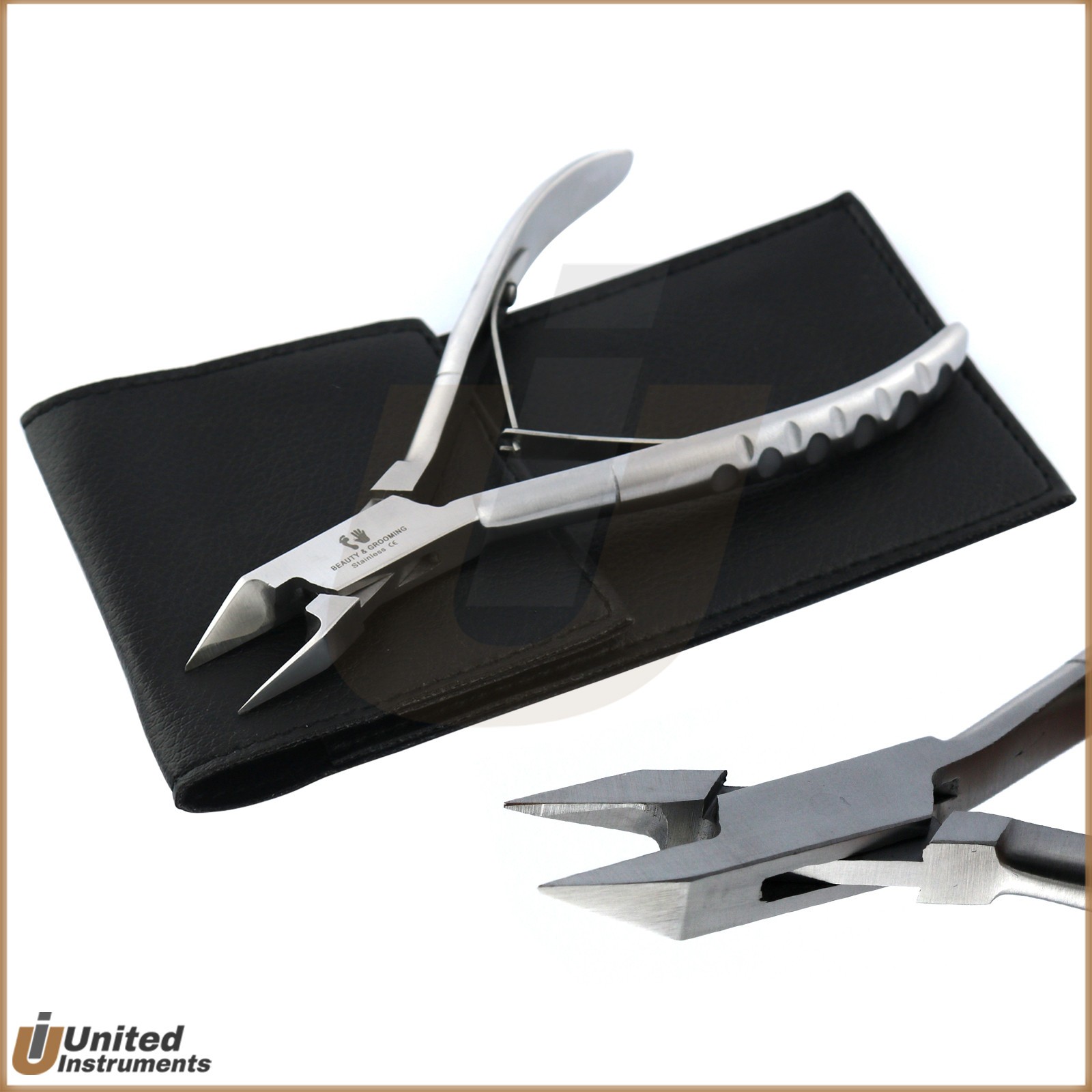 Podiatry Nail Surgery Kit Toenail Cutter, Ingrown Pusher, Nail File Pusher Gouge