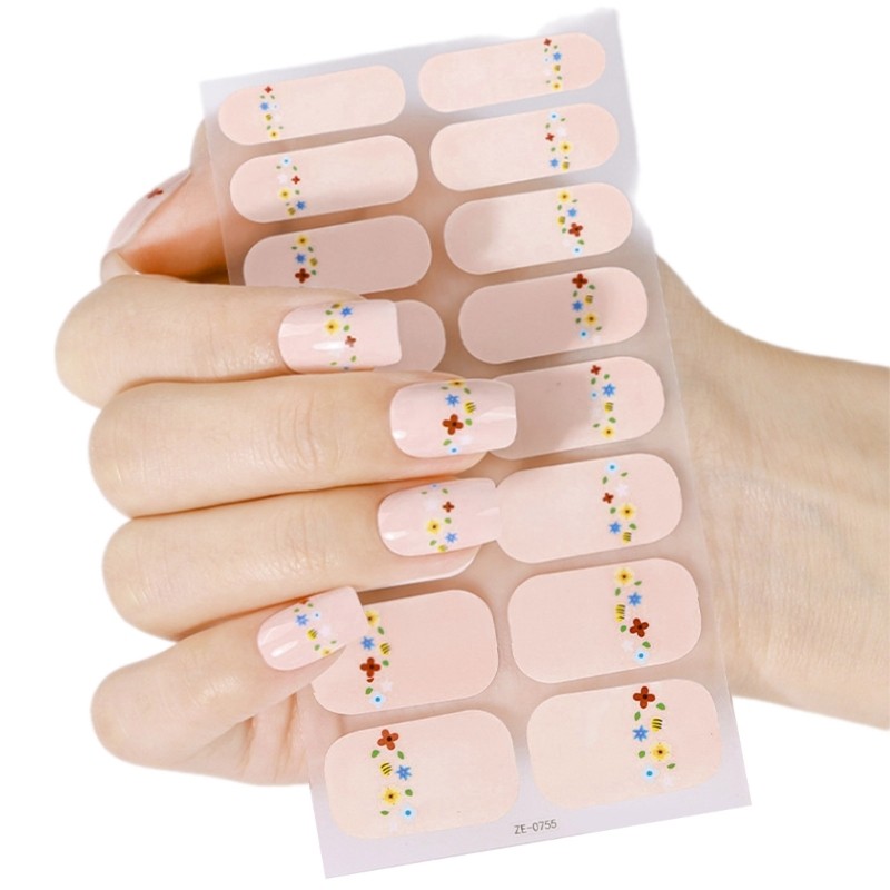 Valentine s Day Nail Decorations Full Wraps Nails Polish Strips Nail Art Sticker
