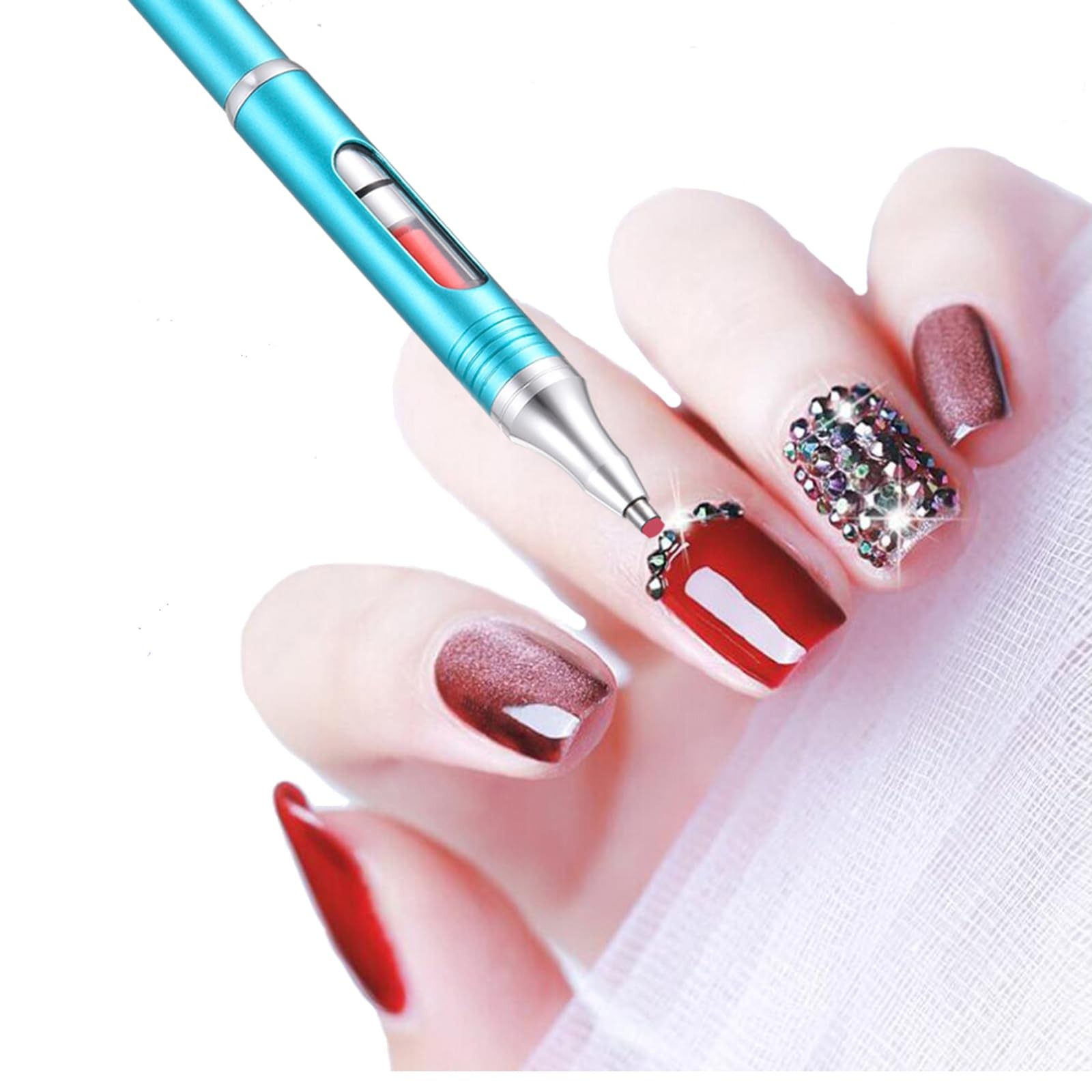 Diamond Art Pen Refillable Wax Pen for Diamond Painting, Metal 5D Diamonds Ar…