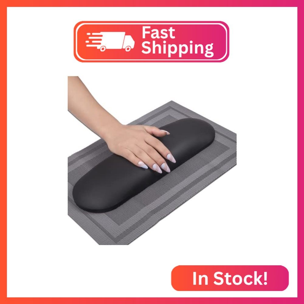 MERTERFLY Nail Arm Rest Pillow and Mat Salon Manicure Armrest Cushion Nail Art H