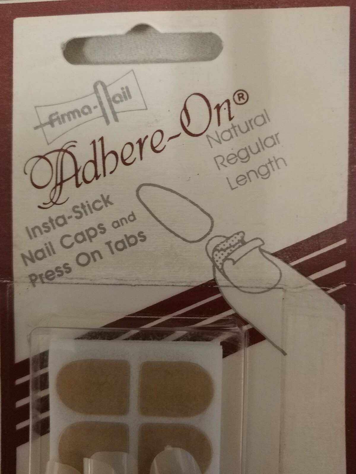 Vintage Nail Set! Firma-Nail! Professional Pack of 20 Natural Regular Length!