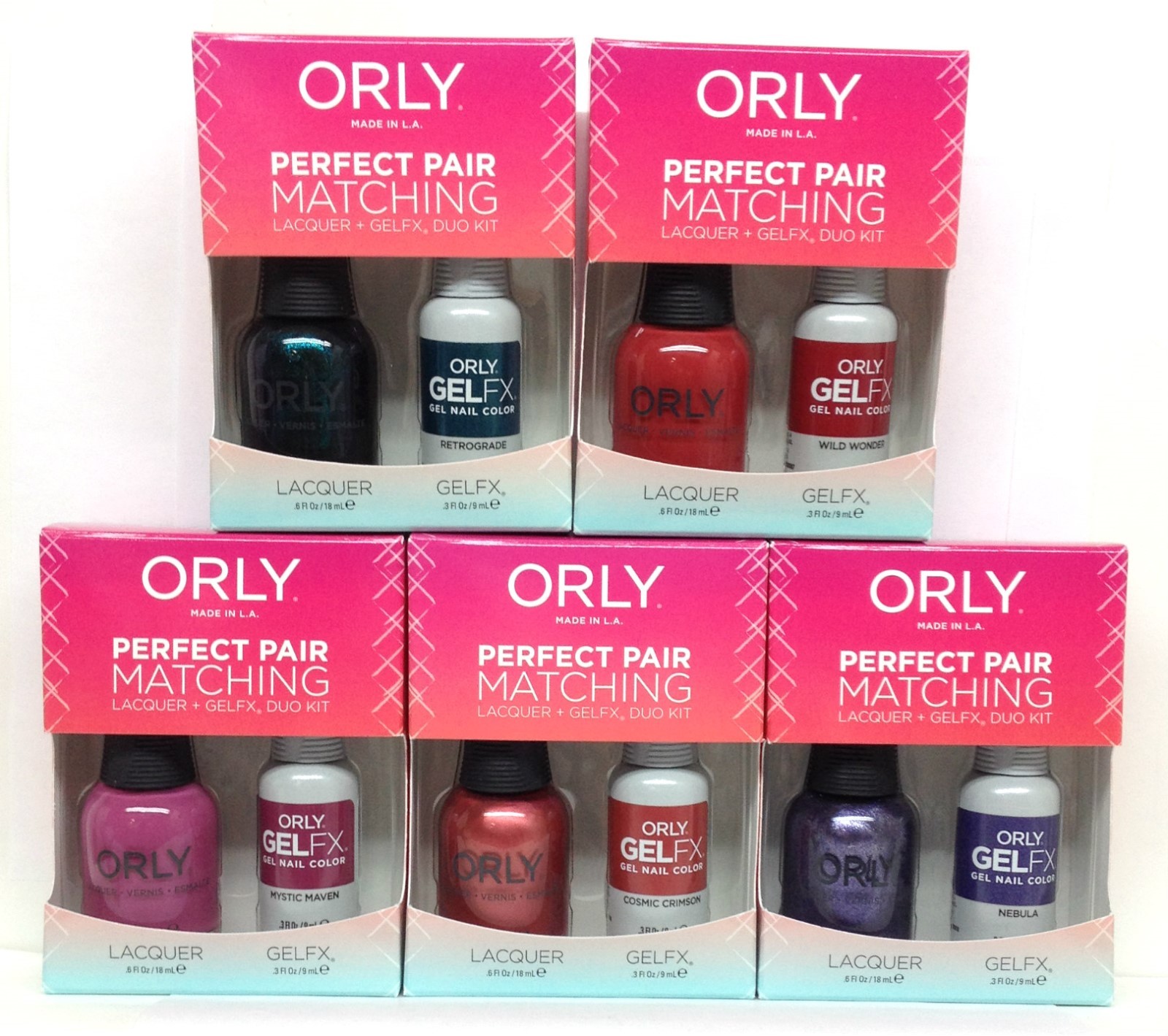 Orly Perfect Pair (Gelfx + NL) – DEEP WONDER 2018 Collection – Choose Any Duo