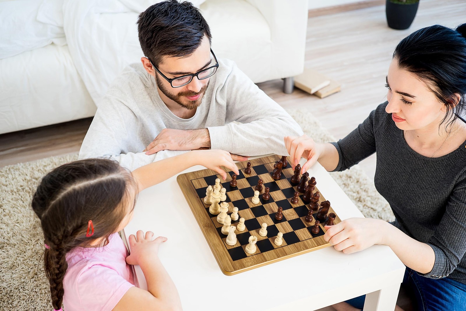 VAMSLOVE Wooden Chess Checkers 11.5 inches x x 0.5