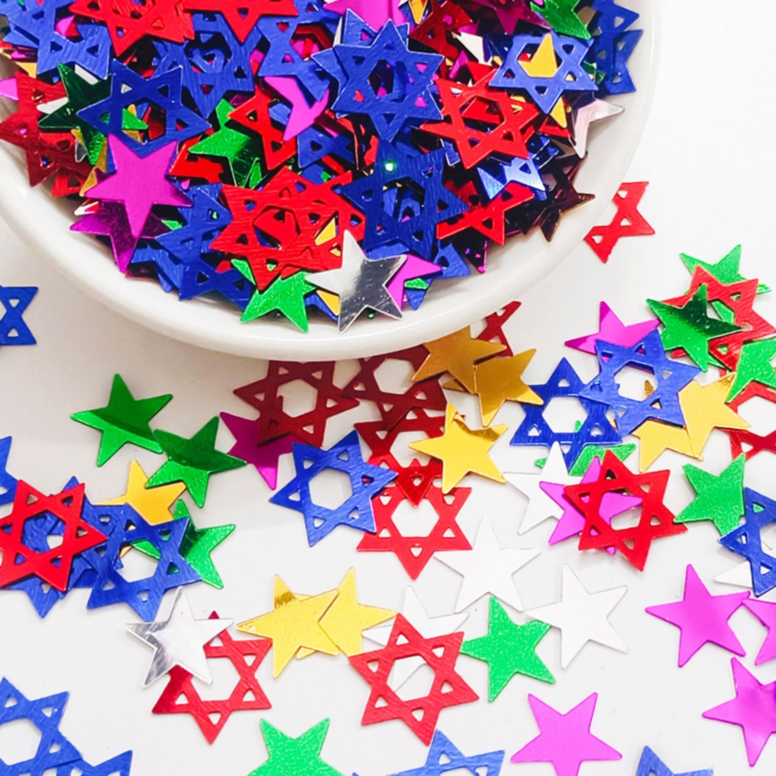 30/60Gram Mixed Metallic Color Sequins Loose Flakes Mini Nail Art Tips Scrapbook
