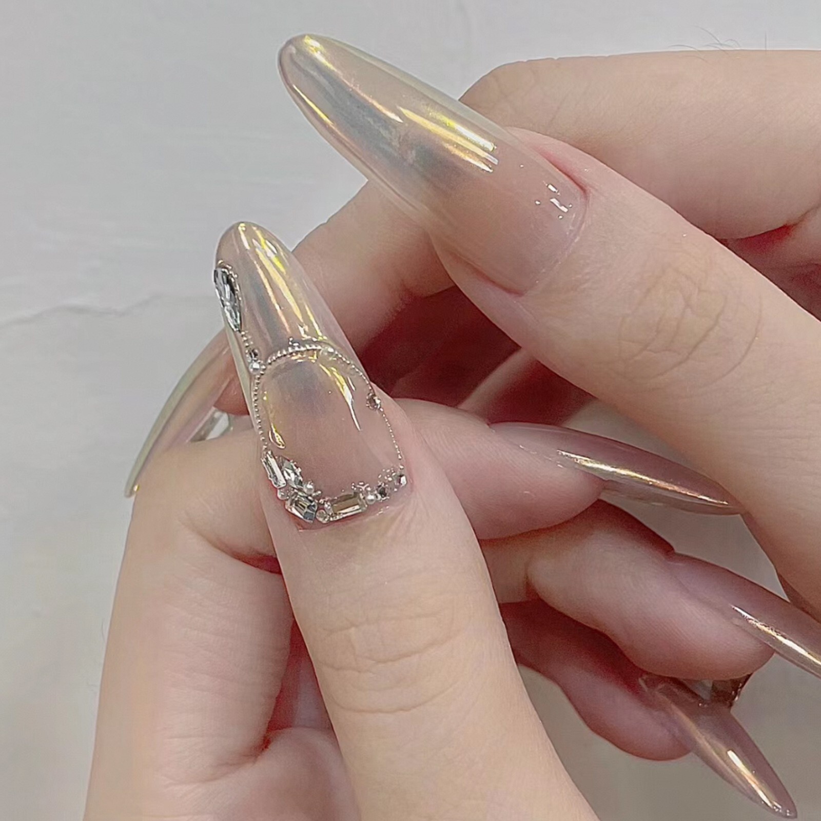 1 Pot Aurora Powder Shining Nails Powder for Nail Art Tips Decoration DIY