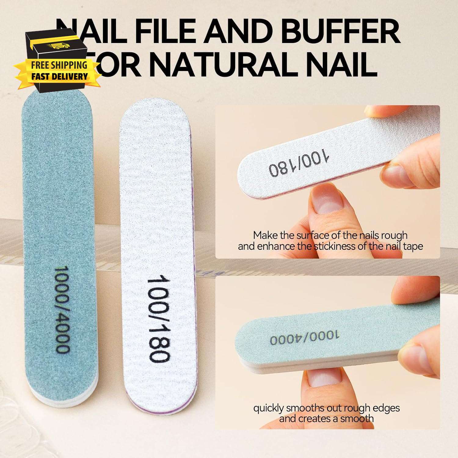 960 PCS Nail Adhesive Tabs for Press on 40 Sheets,12 Size Sticky Tabs for Fake N