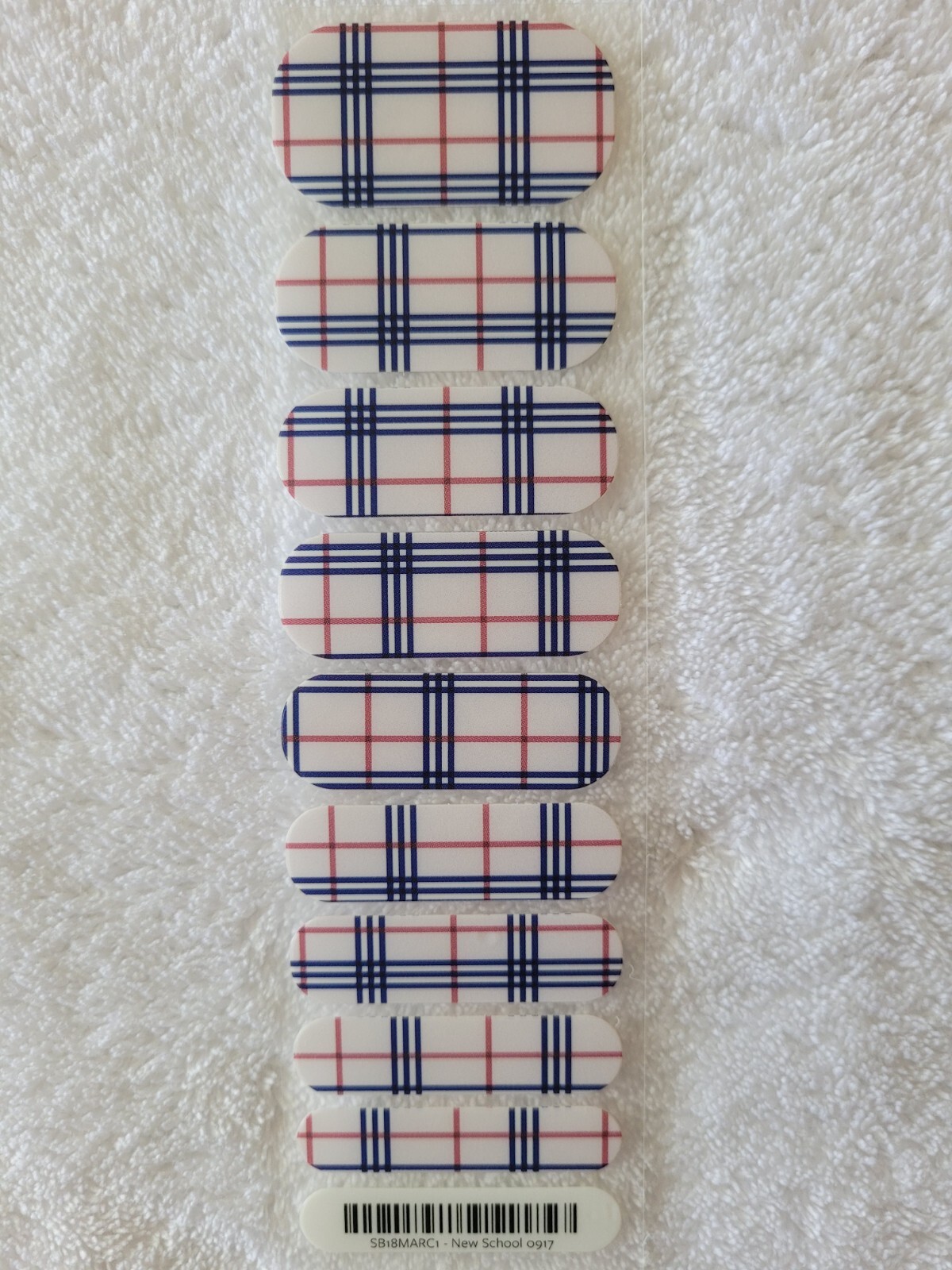 Jamberry Nail Wraps Half Sheet – New School (Matte Finish)