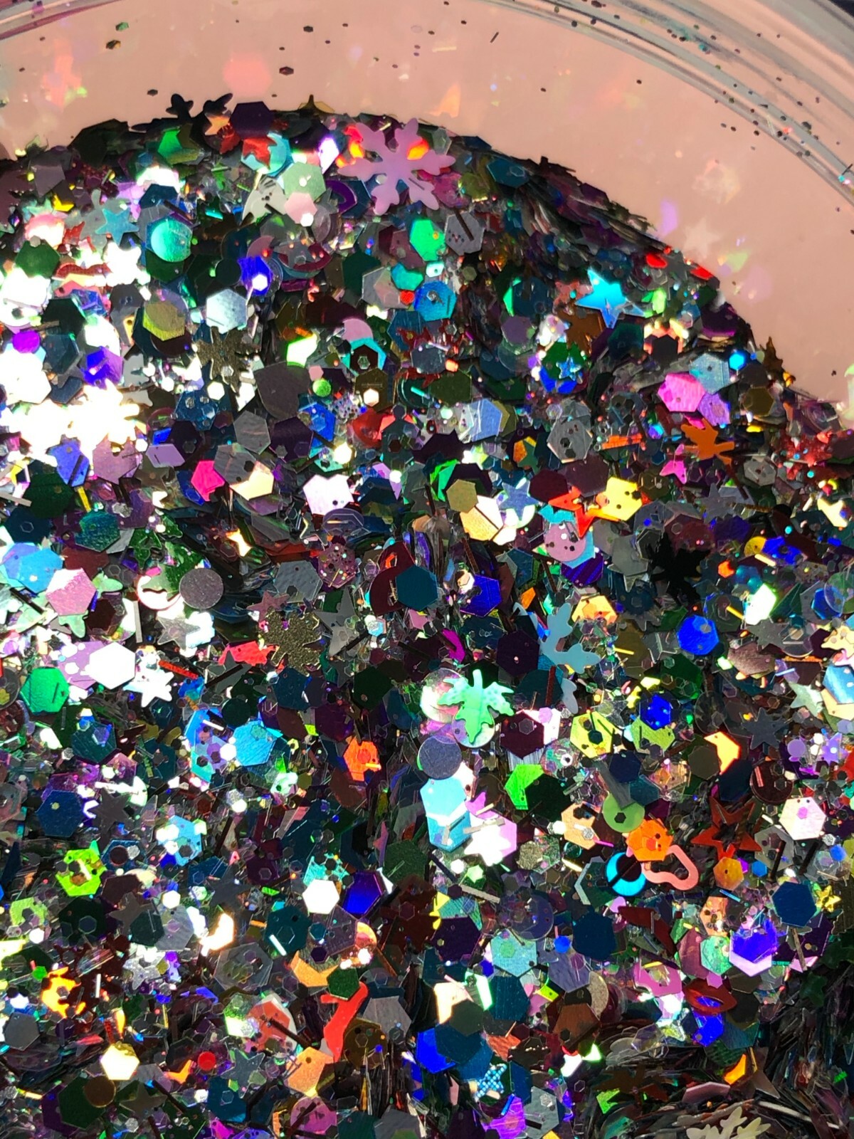 Limited Edition Glitter Mix PARTY WORLD acrylic-gel-nail-art USA seller M6