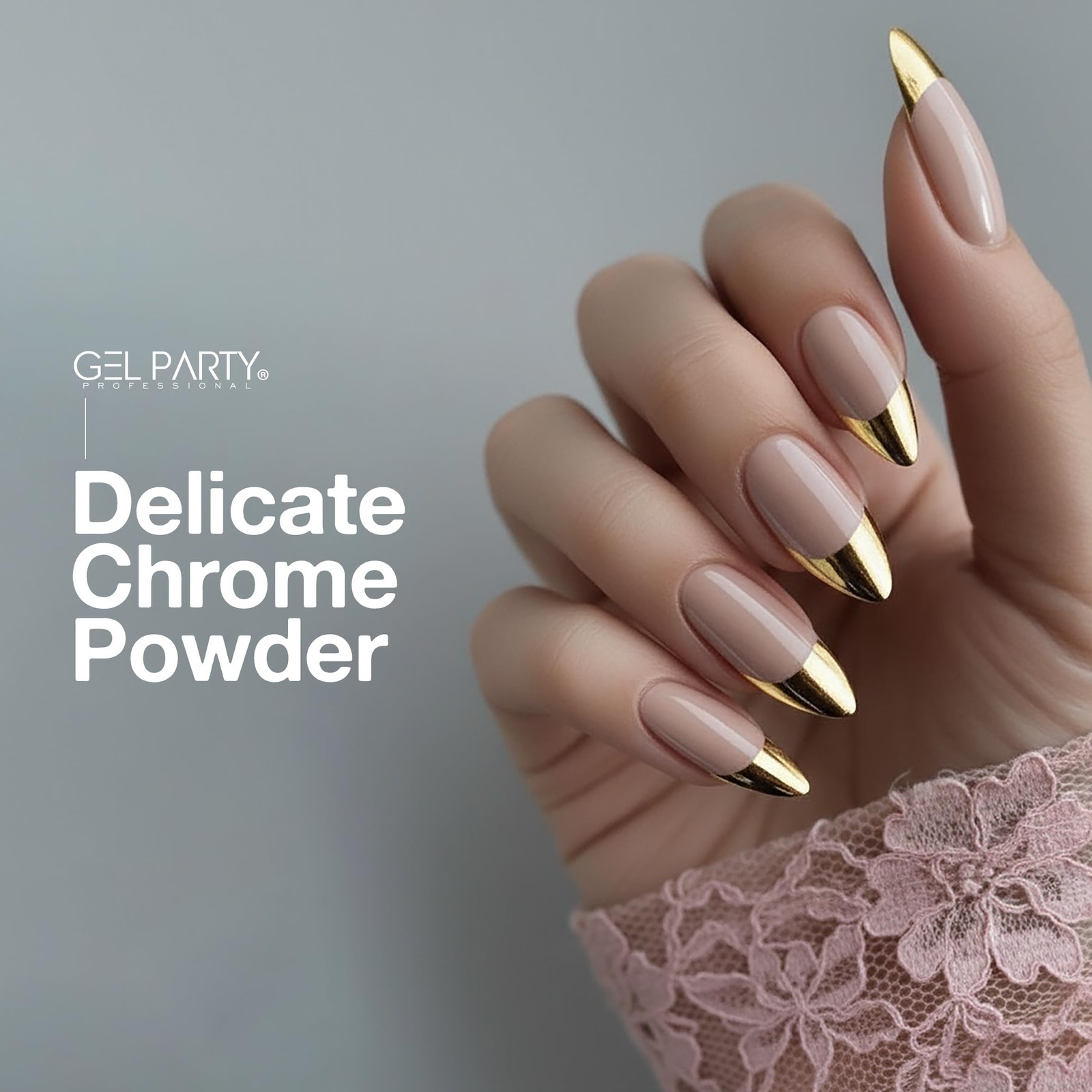 GELPARTY 16 Colors Chrome Nail Powder Set, Premium Mirror & Holographic Effec…