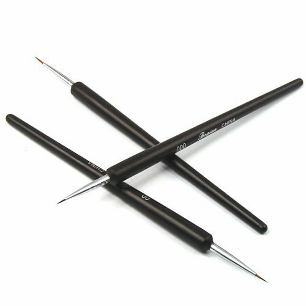 Professional Nail Art Brush Pen,Detailer,Liner,Set of 3 pcs,Useful,Practical,US