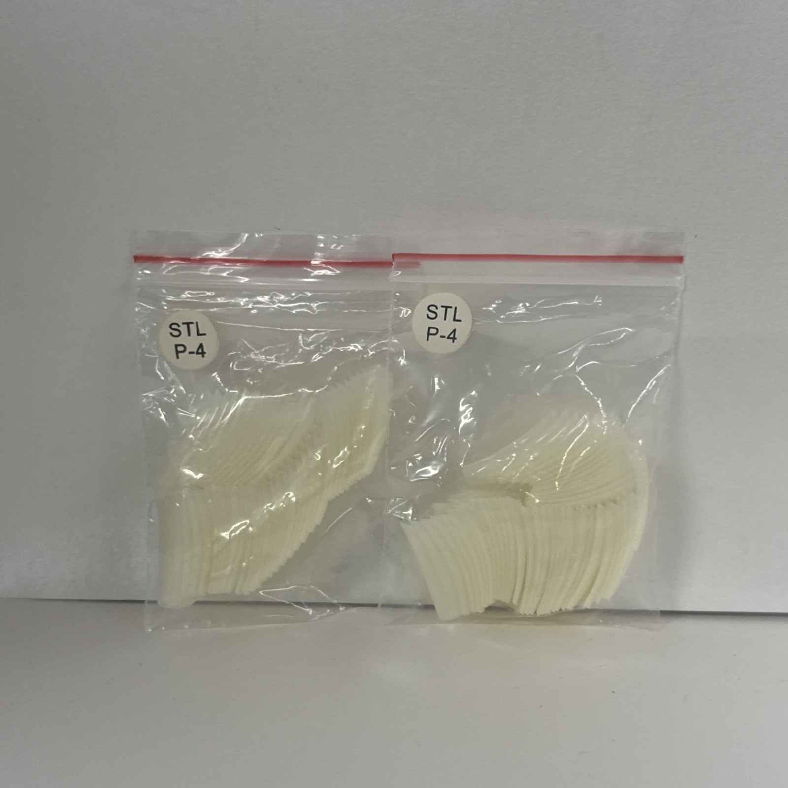 2 Pack- 50pc Clear Nail Tips-STL P-4