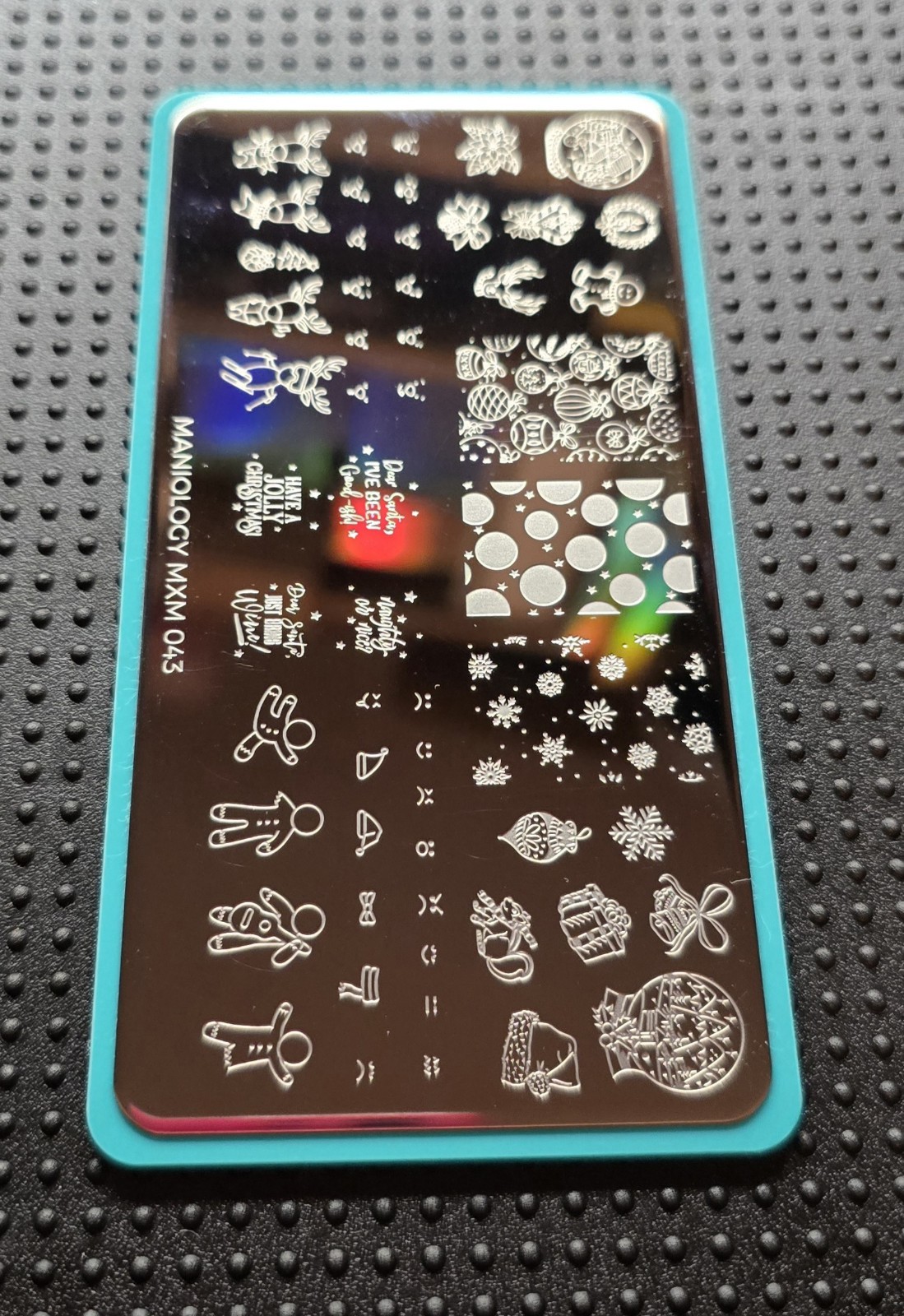 Maniology MXM043 Gingerbread Man Reindeer Thanksgiving Christmas Winter Nail