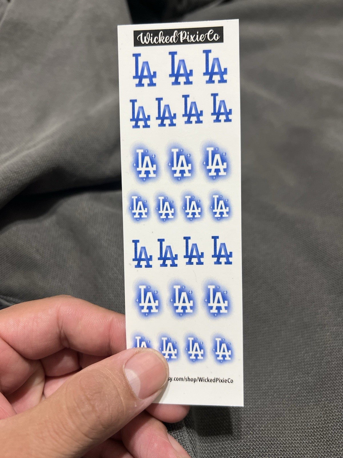 Nail Decals La Dodgers Logo Flag Water Slide Decals