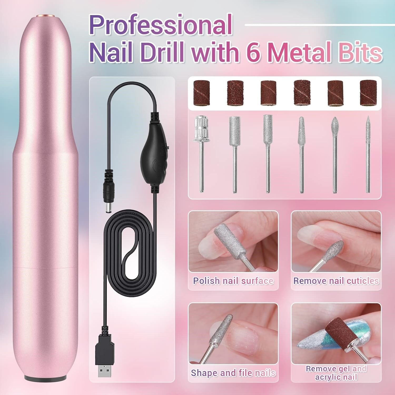 Kit De Unas Acrilicas Completo Manicura Uñas De Colores Una Postizas Uñas Acríli