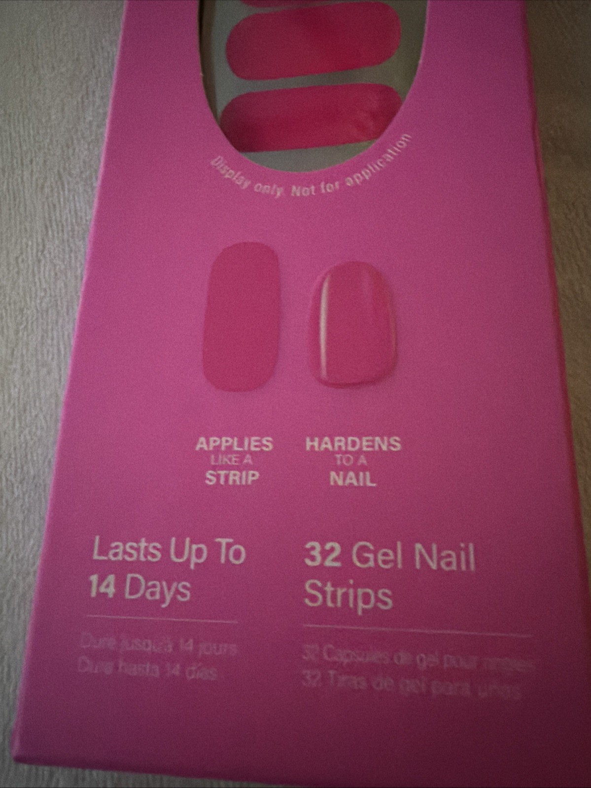 NEW IN BOX DASHING DIVA GLOSS ULTRA SHINE GEL 27 GEL NAIL STRIPS MAGENTA MADNESS