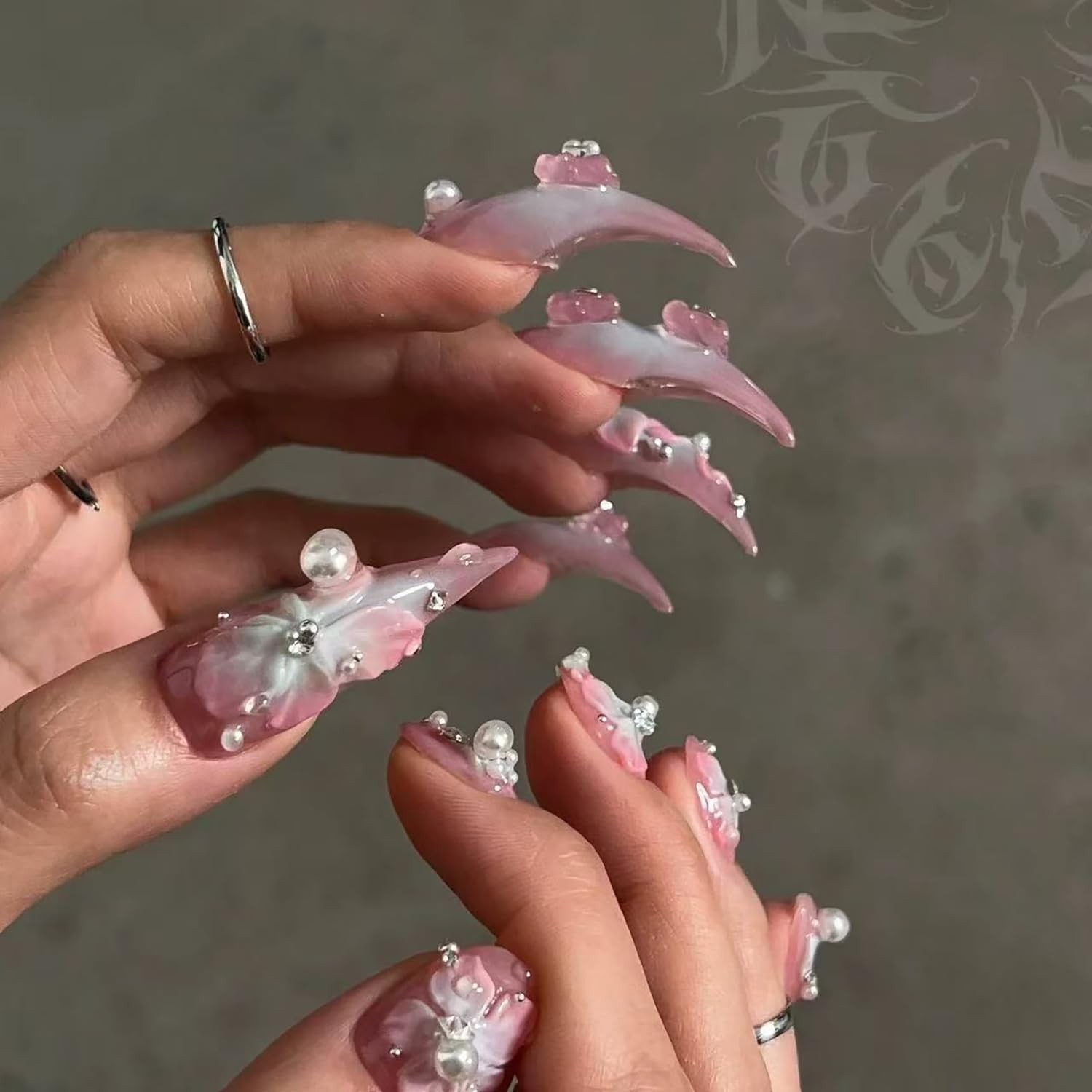 Halloween 3D Nail Molds Silicone Handmade Acrylic Nail Tips Templates, 3 Size…