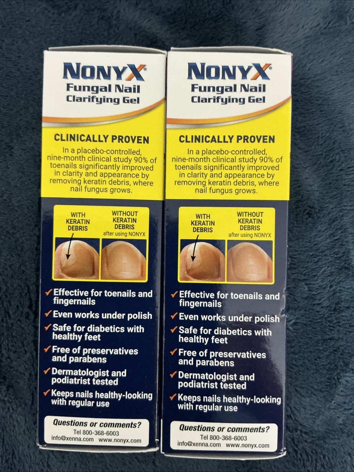 NONYX Fungal Nail Clarifying Nail GEL Treatment, 4 oz EA (2PK BUNDLE)exp12/2027