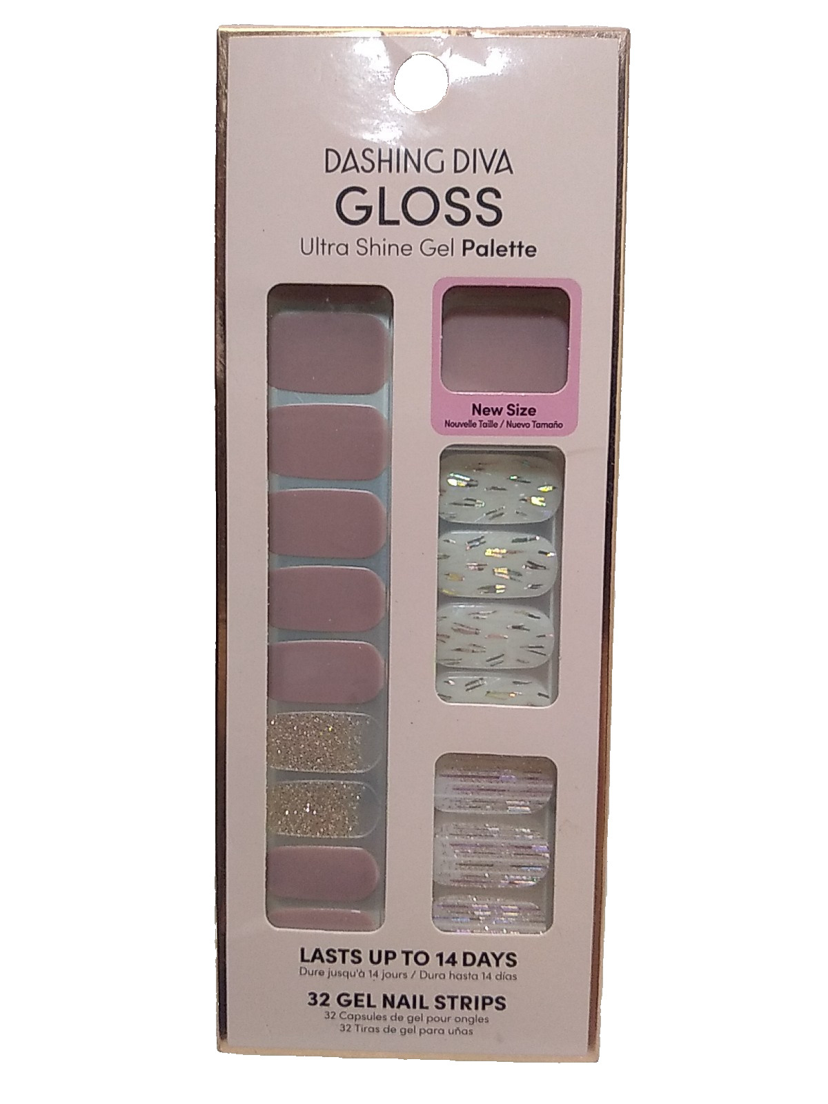 Dashing Diva GLOSS ~Ultra Shine Palette ~32 GEL Nail Strips ~#GS112 / AFTER GLOW