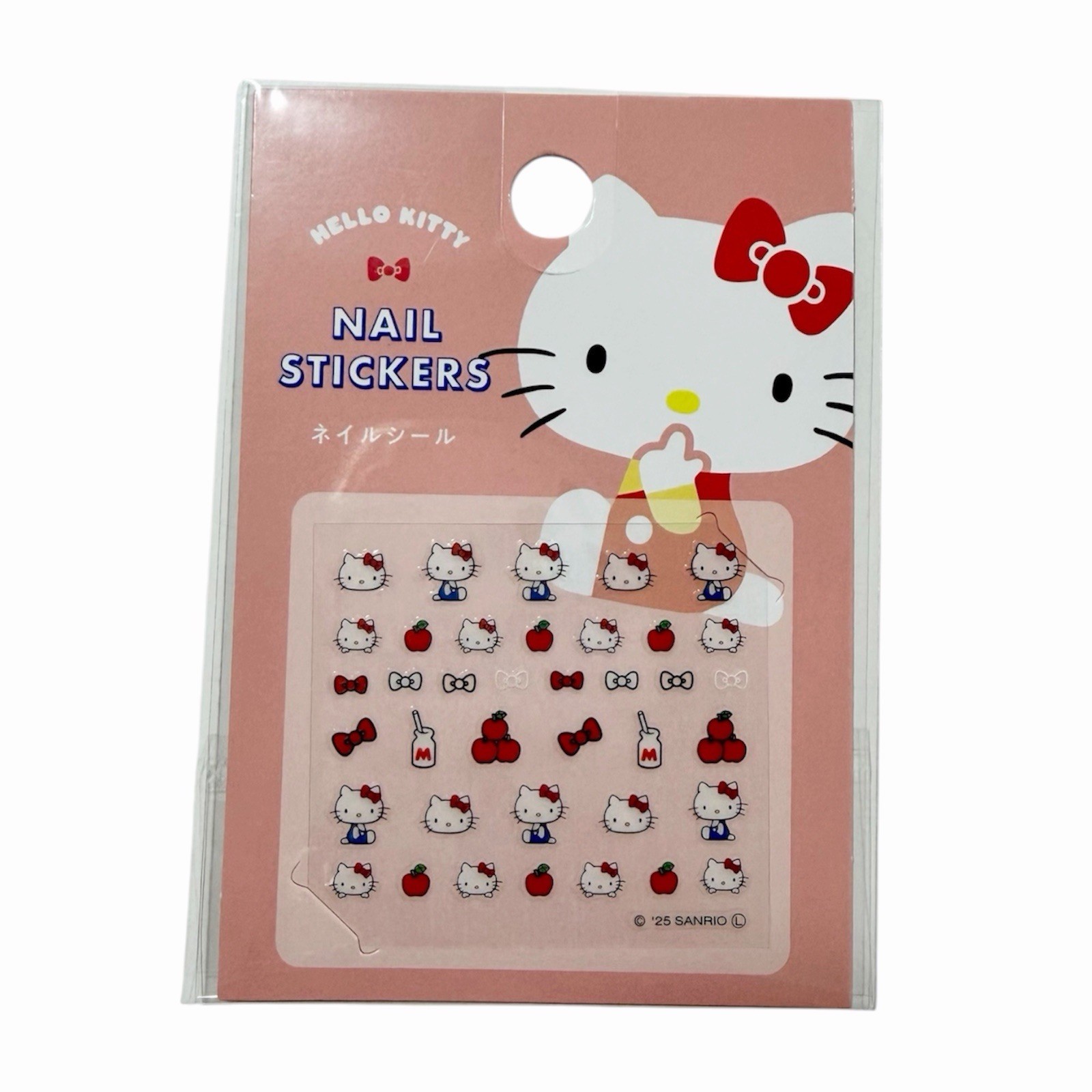 Sanrio Character Nail Art Stickers Set 3pcs Hello Kitty Cinnamoroll Kuromi Japa