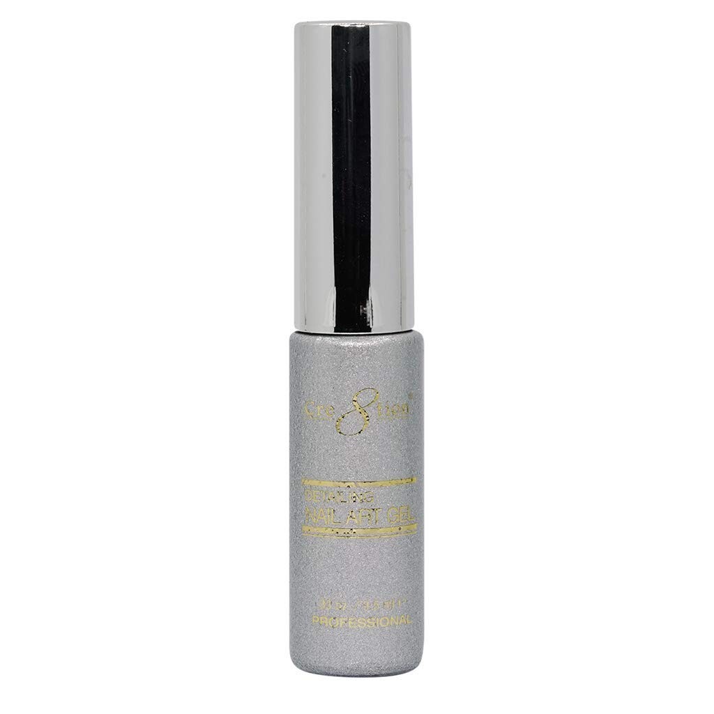 Cre8tion Detailing Nail Art Gel .33 Oz – #27 Sliver Glitter