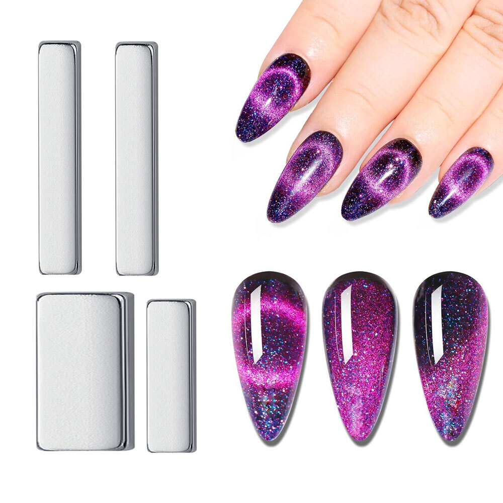 4x/set Magnetic Stick For Cat Eye Gel Polish Magnet UV LED Nail Art Manicure