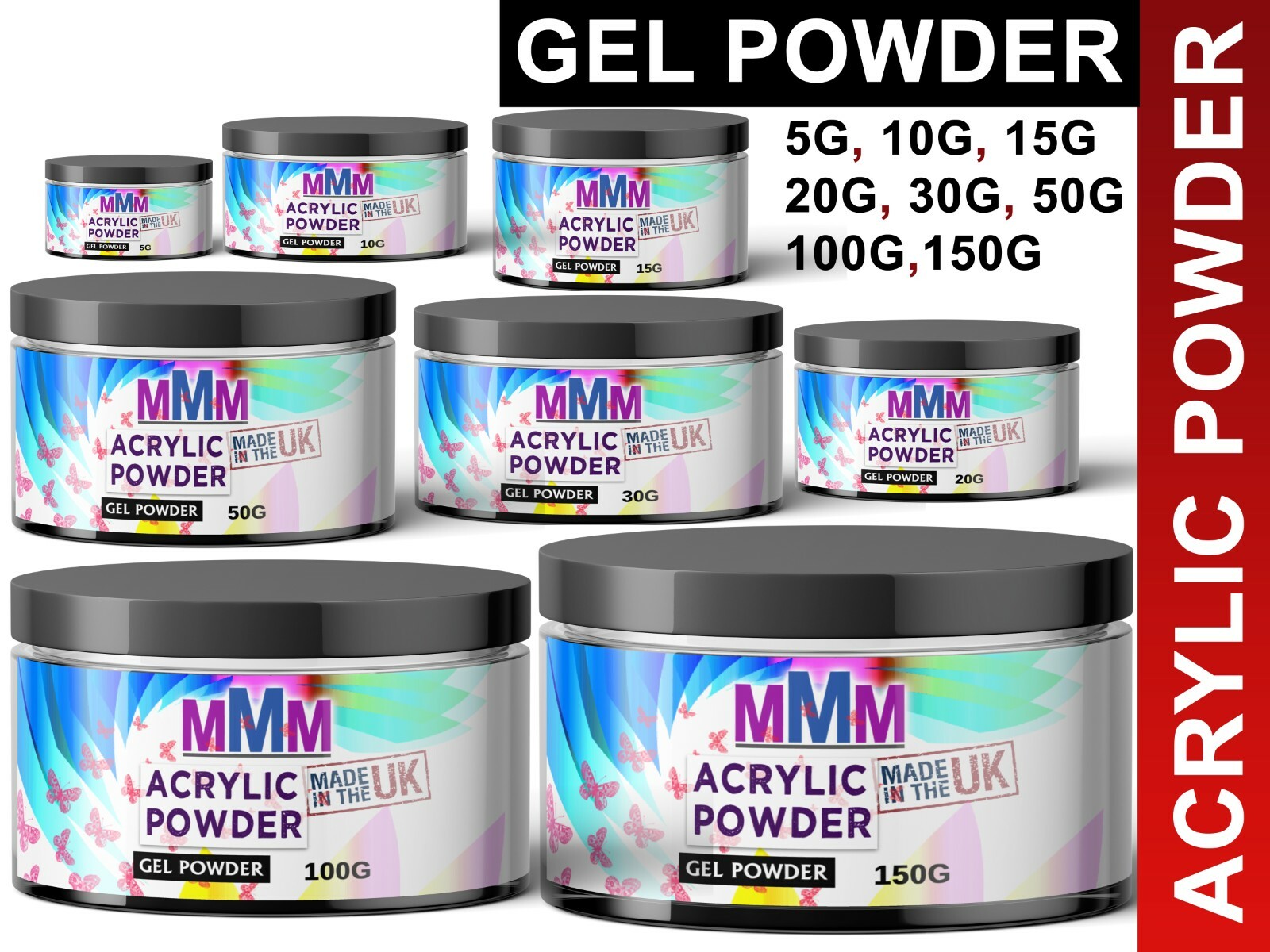 UK Acrylic Nail Extension Gel Powder Acrylic Liquid Powder Acrylic Nail Art