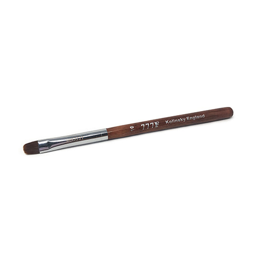 777f red wood french nail brush size 10