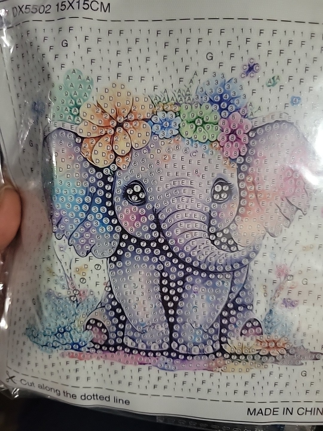 Cartoon Crystal Diamond Stickers Children Handmade Diy Full Diamond 4 Count