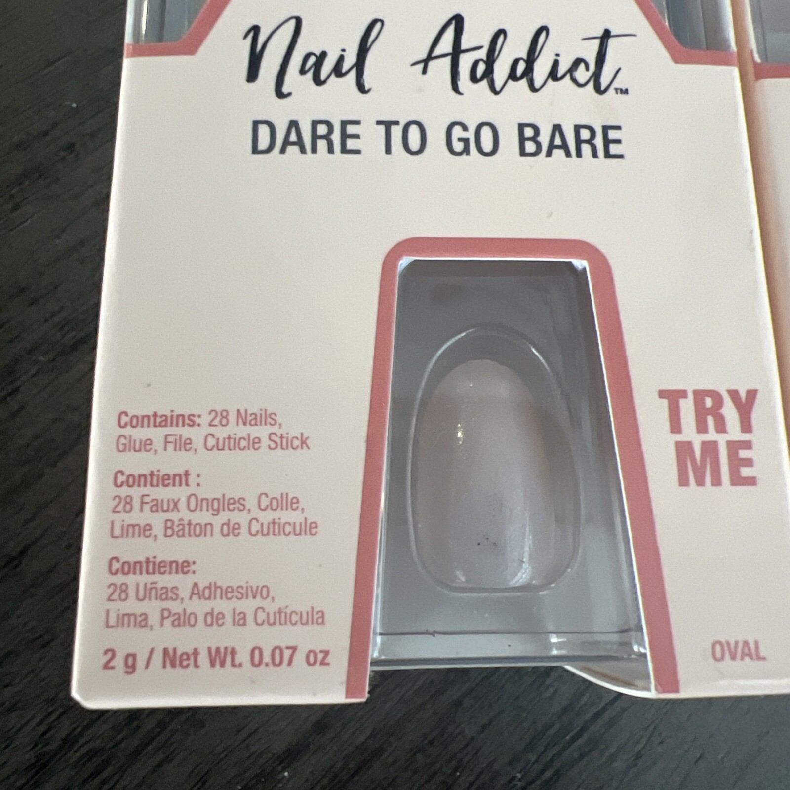 2~Ardell Professional/Naked Dare To Go Bare Nails~ 28 Nails Per Pack~’Pristine’