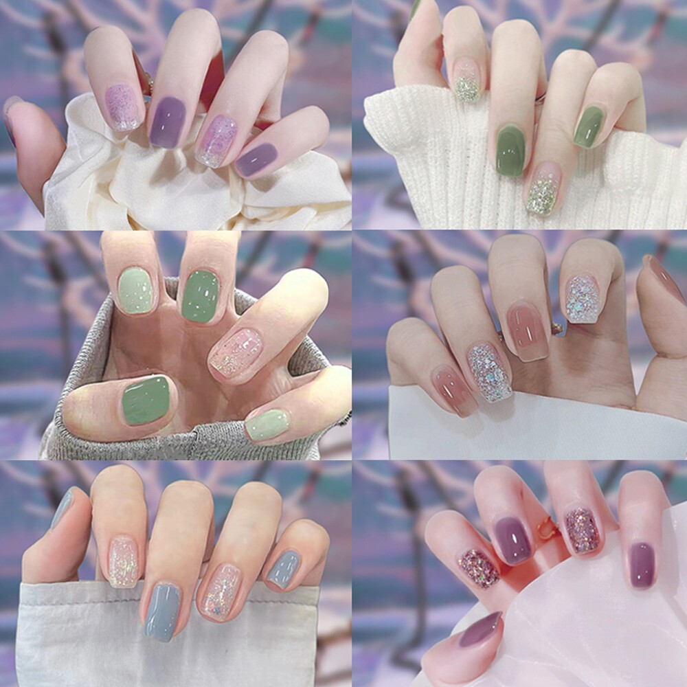 Nail Art Stickers Self-Adhesive DIY Stylish Nail Wraps Full Cover Stickers