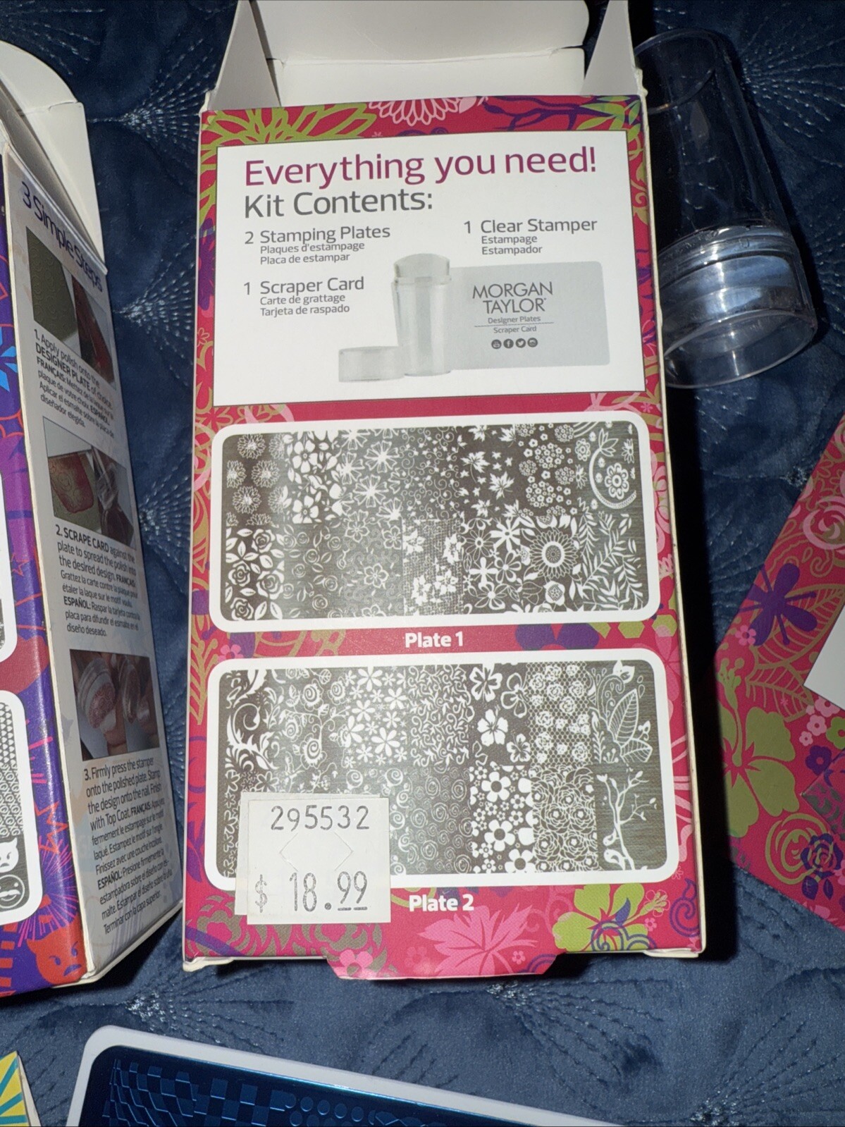 Morgan Taylor GEOMETRIC CELEBRATIONS & FLIRTY FLORALS NAIL ART STAMPING KITS